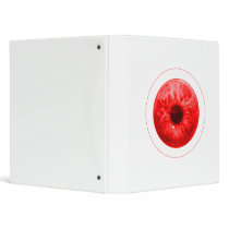 Red Eyeball The MUSEUM Zazzle Gifts Vinyl Binder