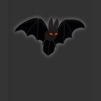 Red-Eyed Bat Black Shirt