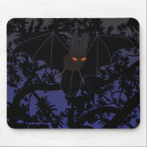 Red-Eyed Bat in Tree mousepads
