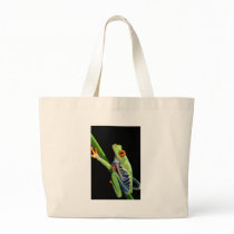 red eyed tree frog canvas bags