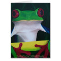 Red Eyed Tree Frog Card