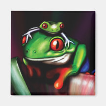 Red Eyed Tree Frog Fridge Magnet