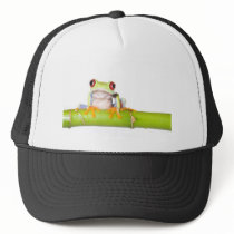 red eyed tree frog hats