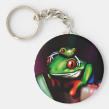 Red Eyed Tree Frog Keychain