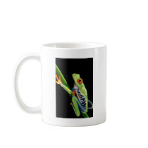red eyed tree frog mug