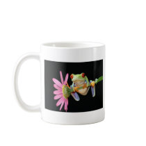 red eyed tree frog coffee mug