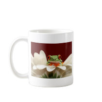 red eyed tree frog coffee mug