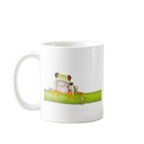 red eyed tree frog mug