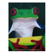Red Eyed Tree Frog Postcard postcards