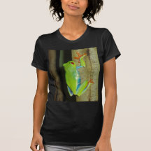 red-eyed tree frog t-shirts