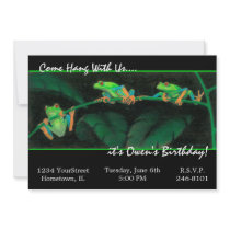 Red-Eyed Tree Frogs Custom Announcements