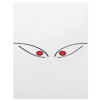 red eyes icon letterhead