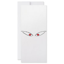 red eyes icon rack cards
