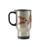 red Face Basenji Travel Mug