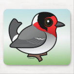Red-faced Warbler Mouse Pad