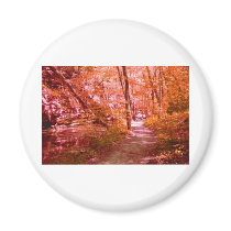 Red Fall Refrigerator Magnets