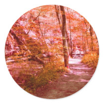 Red Fall Sticker