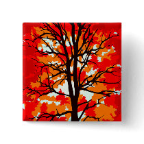 Red Fall Tree buttons by BackToSchoolDays Red Fall Tree buttons