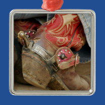 Red Fancy Cowboy Boot ornaments