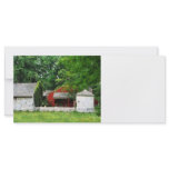 Red Farm Shed Rack Card