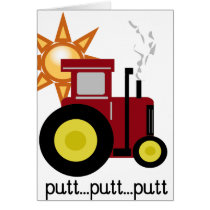 Red Farm Tractor cards