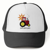 Red Farm Tractor Trucker Hat