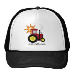 Red Farm Tractor Trucker Hat