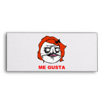 Red Female Me Gusta Comic Rage Face Meme Envelope
