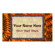 Red Fern business card template business cards