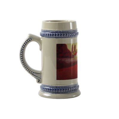 Red Field Mug by anichols111