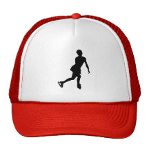 Red Figure Skating Mesh Hat