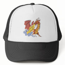 red fire-breathing dragon hats