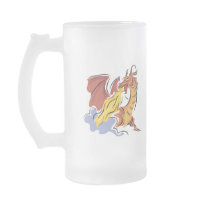 red fire-breathing dragon coffee mugs