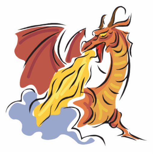 free clipart fire breathing dragon - photo #21
