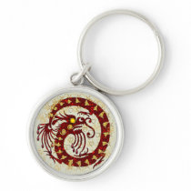 Red Fire Dragon Keychains