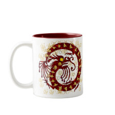 Red Fire Dragon mug