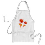 Red Fire Flower Aprons