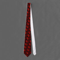 Red Fire Fractal ties