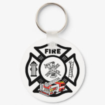 Red Fire Truck keychains