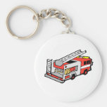 Red Fire Truck Keychains