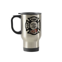 Red Fire Truck Rescue Coffee Mugs