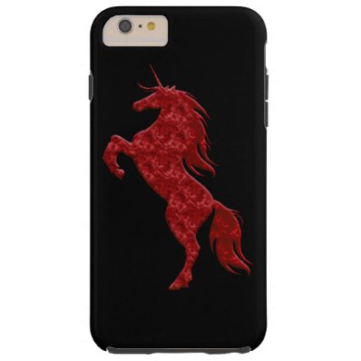 Red Fire Unicorn iPhone 6 Case