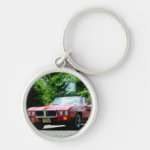 Red Firebird Convertible Keychains
