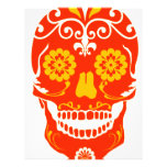 RED FIRED SKULL CUSTOM LETTERHEAD