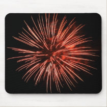 Red Fireworks mousepads