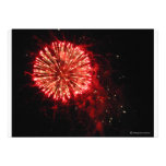 Red Fireworks invitations