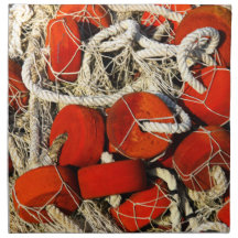 red fisging nets napkin