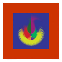 Red Fish Heads posters by Derico Red Fish Heads posters