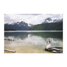 Red Fish Lake Canvas Prints
