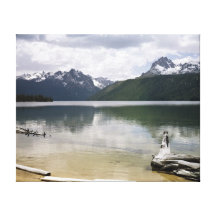 Red Fish Lake Gallery Wrapped Canvas